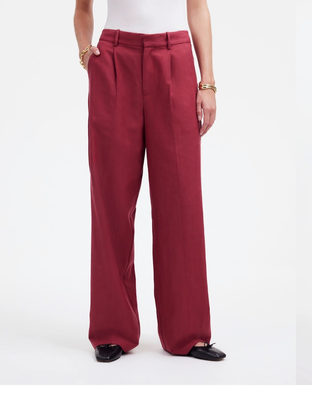 NWT Madewell The Slouchy Straight Pant